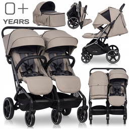 Lekki Wózek Spacerowy Dla Bliźniąt Rok Po Roku