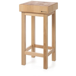 Hendi Kloc masarski - drewniany, na podstawie drewnianej,