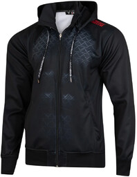Extreme Hobby Bluza Dresowa Z Kapturem Rozpinana Black