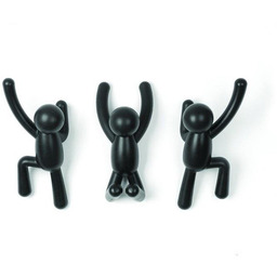 Wieszak ścienny Buddy czarny Umbra nowoczesny do przedpokoju