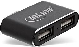 InLine 33291S Mini USB 2.0 Hub, wtyk USB