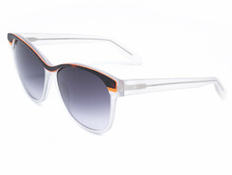 Okulary ITALIA INDEPENDENT 0048-093-000. Okulary przeciwsłoneczne, Kolor biały.
