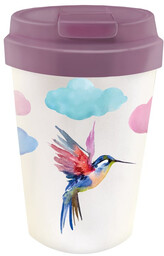 CHIC-MIC Kubek Podróżny Z Tworzywa Pla Watercolor Bird