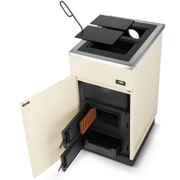 Kuchnia węglowa kocioł c.o. piec kominek z płaszczem