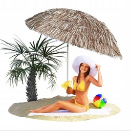 Parasol Ogrodowy Plażowy Hawajski Na Balkon Taras Składany