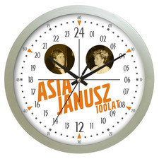 Zegar ścienny LOGO 24-godzinny