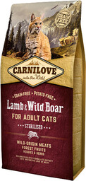 CARNILOVE Cat Lamb & Wild Boar Sterilised 6kg