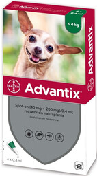 Advantix Spot-On dla psów - S: