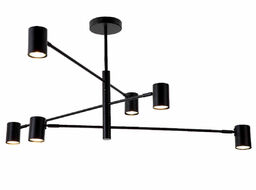 Lampa sufitowa SNOW LP-731/6P BK Light Prestige metalowe