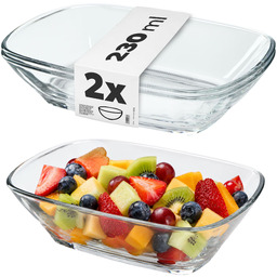Salaterka prosta Cori 230 ml, 2 szt.