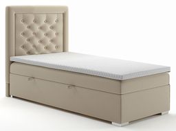 Elior Jednoosobowe łóżko boxspring Persea 90x200 - 32