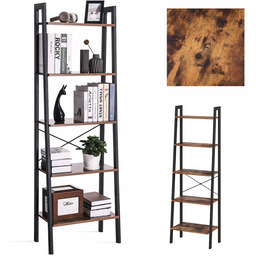 Regał na książki Biblioteczka Drabinka półka loft