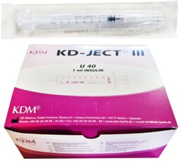 Kd Medical Strzykawka insulinowa Beroject III 1 ml