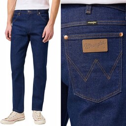 Wrangler 11Mwz Original Slim Rinse Dopasowane Granatowy Dżins