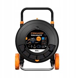 Fiskars Comfort M Waż ogrodowy na bębnie Wózek