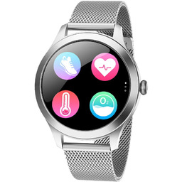 Garett, Smartwatch, Women Naomi Pro, srebrny