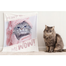 Koc kot flanelowy ciepły Duży 150x200 Bezpieczne tekstylia