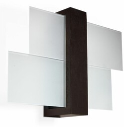 Lumes Szklany kinkiet E719-Feniko - wenge