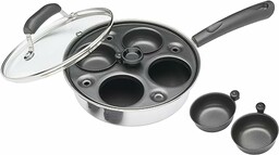 KitchenCraft Patelnia do gotowania jajek ze stali węglowej,
