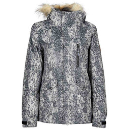 kurtka NIKITA - Hawthorn Print Jacket Snakeskin Black