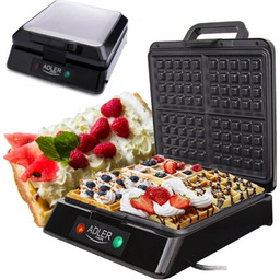 Gofrownica Na 4 Gofry Adler Duża Mocna 1500W