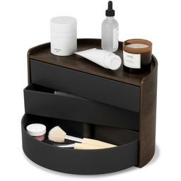 Organizer na kosmetyki do łazienki Moona Umbra drewniany