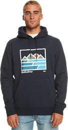 bluza męska QUIKSILVER LANDSCAPE LINES PO HOODIE Navy