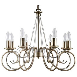 Lindby - Marnia 8 Żyrandol Antique Brass