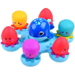 Wieloryb i ośmiorniczki Zabawka do kąpieli ZA3378