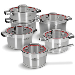 Zestaw garnków ZWIEGER Klassiker 11 el. Srebrny