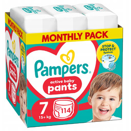 Pampers Active Baby Monthly box Pieluchomajtki , rozmiar