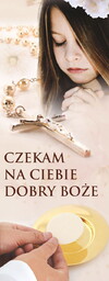 Baner na I Komunię Świętą " Czekam