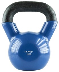 Kettlebell żeliwny pokryty winylem HMS 12 kg