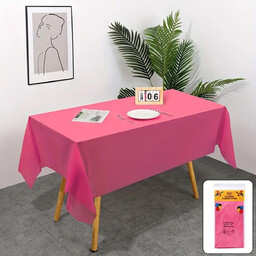 Obrus foliowy ciemnoróżowy - 137 x 274 cm