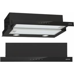 Okap do zabudowy teleskopowy Gorenje TH64E4BG Czarny 60cm