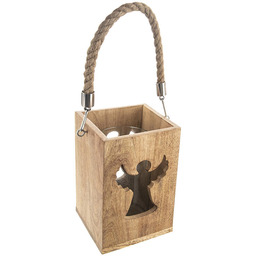 Orion Świecznik drewniany MANGO Aniołek