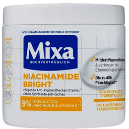 Rozświetlający, ujędrniający krem do ciała Mixa Bright