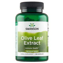 SWANSON Olive leaf Extract 500mg - 120 kapsułek