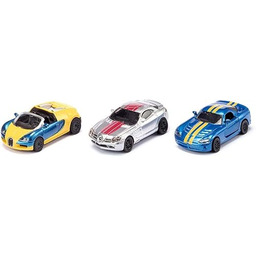 SIKU 6323 License Sports Car Set, Multicolor