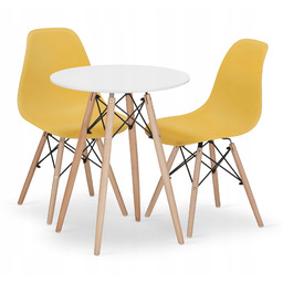 Stół z Krzesłami Nowoczesny Styl Do Kuchni Jadalni