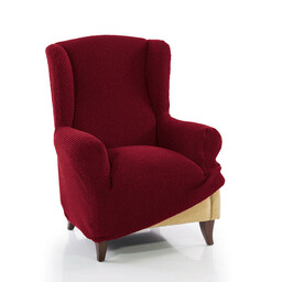 Nueva Textura Super streczowe pokrowce NIAGARA bordo fotel