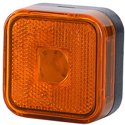 Lampa obrysowa kwadratowa pomarańczowa (LO094)