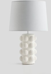 lampa stołowa z ceramiczną podstawą adelaide