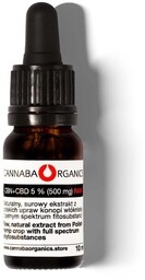 Olejek CBN 5% surowy z chlorofilem w buteleczce