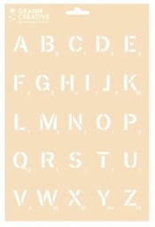 Szablon A4 - Alfabet Scrabble