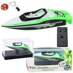 Motorówka Łódź Zdalnie Sterowana R/c Kontroler Pilot Biały