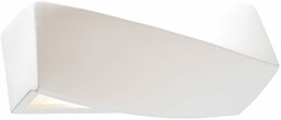 Kinkiet ceramiczny SIGMA MINI biały góra dół E27