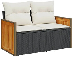 Edinos Sofa ogrodowa z białymi poduszkami W2-K74