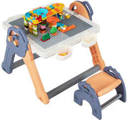 Wielofunkcyjny stolik dla dzieci 6w1 z taboretem