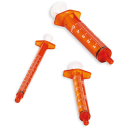 SOL-M 1 ml Strzykawka doustna bursztynowa do leków